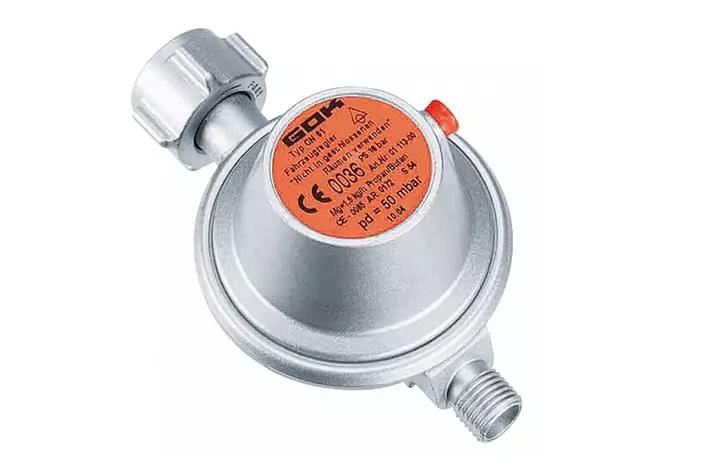 Gasregler fürs Fahrzeug mit eingebautem Sicherheitsventil