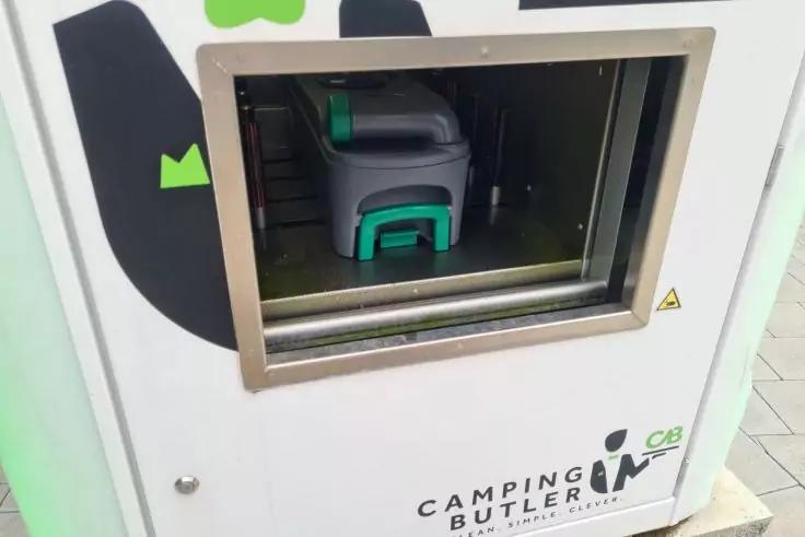 Maschine zur Reinigung der Campingtoilettenkassette