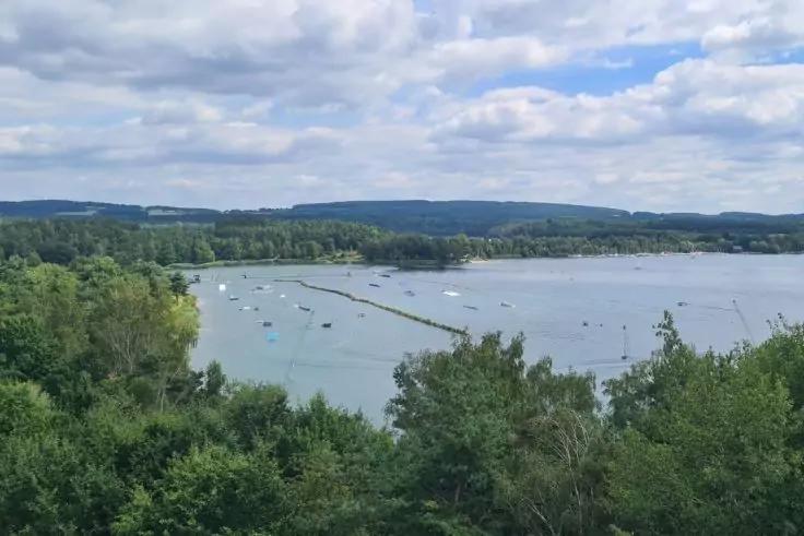 Wakeboard-Anlage von oben