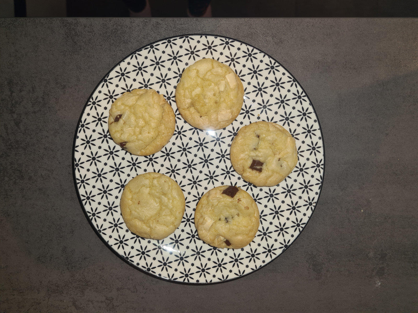 fertig gebackene Kekse