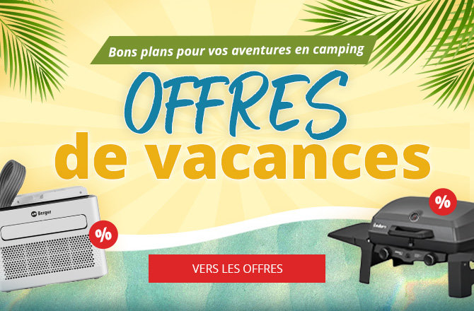 Mobil Slider pour les vacances SALE. Réductions sur les glacières, les barbecues et les tentes