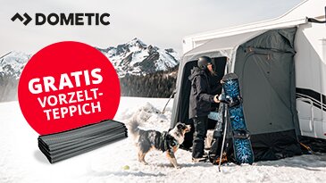 Gratis Vorzeltteppich sichern