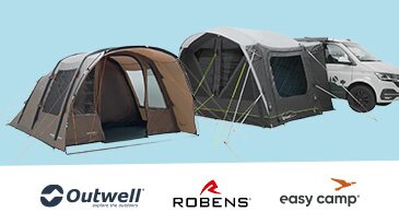 -5% auf ausgewählte Zelte