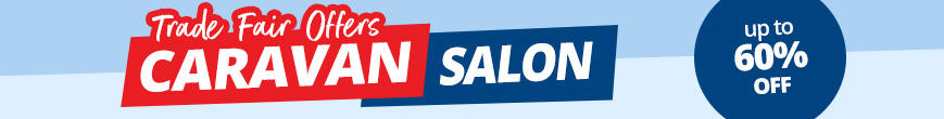 Banner with the text Messeangebote on a white background