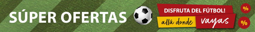 Fondo verde con franjas diagonales; a la izquierda rect&aacute;ngulo blanco con texto negro 'MOBILES ENTERTAINMENT' y un bal&oacute;n de f&uacute;tbol blanco y negro; a la derecha rect&aacute;ngulo negro con texto blanco 'FUSSBALLFIEBER' y debajo una peque&ntilde;a banda rojo/naranja con texto blanco; a la derecha dos c&iacute;rculos rojos con signos de porcentaje