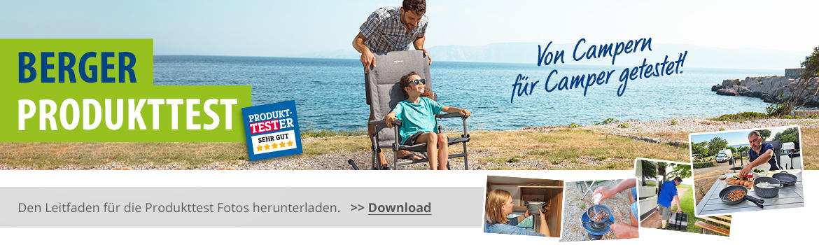 Banner mit verschiedenen Produkten und der Aufschrift 'Besser Produkte'