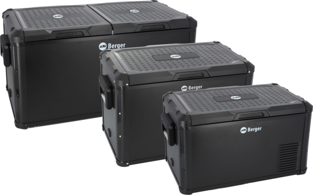 Berger MCX-Serie: mobile Kompressor-K&uuml;hlboxen in drei Gr&ouml;&szlig;en f&uuml;r Camping und Outdoor.