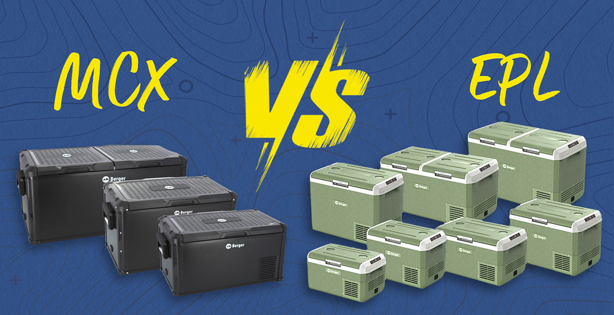 Vergleich Berger Kompressor-K&uuml;hlboxen MCX vs EPL Serie