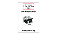 Büttner Elektronik MT SM 75 MC Slim Solar Panel Black Line 75 W