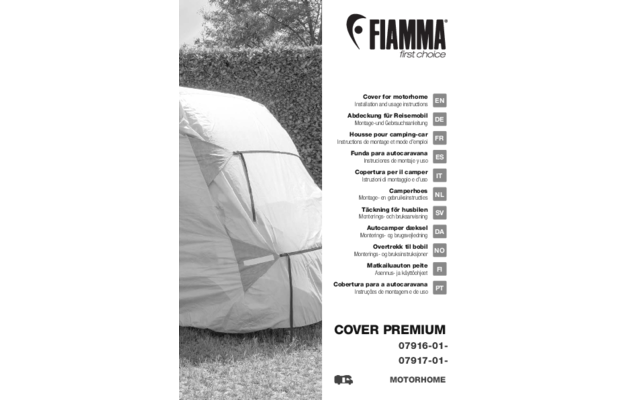 Oscurecedor térmico exterior Fiamma Cover Premium L