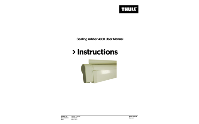 Thule Sealing Rubber Abdichtband Large 4,0 m