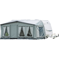 Berger Campione Pro - Veranda per roulotte, misura 12, 881 - 910 cm, con telaio in acciaio da 28 mm - SET