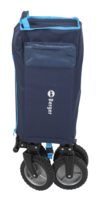 Berger Bollerwagen Blau Set 2-teilig mit passendem Sonnendach
