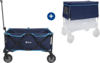 Berger Bollerwagen Blau Set 2-teilig mit passendem Sonnendach