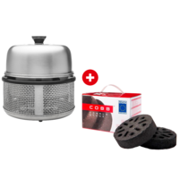 Barbecue compact Kohle Grill Air Deluxe Grill + 6 briquettes de gril gratuites Cobb