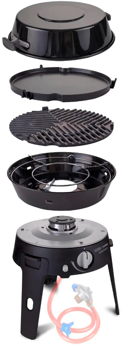 Pack Barbecue Gaz CADAC Safari Chef 30 - Avec Détendeur Et Cartouche Gaz