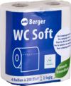 Berger Sanit&auml;r Set 3-teilig inkl. Fresh Blue 2,5 l + Fresh Rinse 2,5 l + WC Soft Toilettenpapier