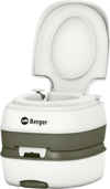 Berger Deluxe Mobil WC Starter Set mit Campingtoilette, Toilettenpapier und Sanit&auml;rfl&uuml;ssigkeiten