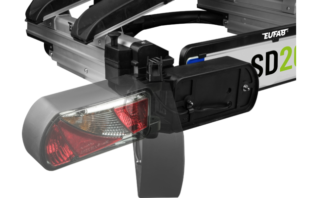 Produktbild Eufab SD260 Kupplungs-Fahrradtr&auml;ger inklusive Erweiterungsschiene E-Bike geeignet f&uuml;r 3 Fahrr&auml;der 60 kg 1