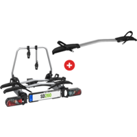 Eufab SD260 trekhaak fietsendrager inclusief verlengrail e-bike geschikt voor 3 fietsen 60 kg