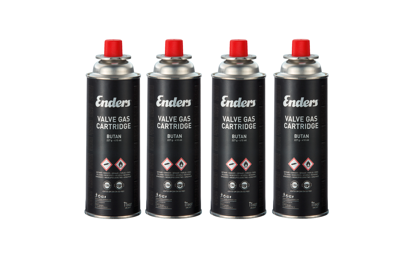 Produktbild Berger Stromboli Kartuschenkocher 2,2 kW mit Koffer inkl. 4 x 227 g Enders Gaskartuschen 1