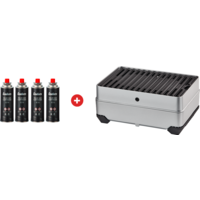 Enders Pace 2in1 gasfornuis / gasbarbecue 2,3 kW incl. 4 x 227 g gaspatronen