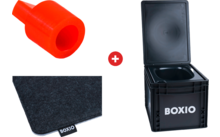 Immagine del prodotto Boxio Toilet WC separato in formato Eurobox con presa di corrente e cuscino per sedile