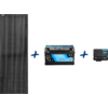 Kleines Produktbild Berger LiFePO4 Lithium Batterie 120 Ah 12 V mit Bluetooth + Berger SX PRO MPPT-Solarladeregler 20 A + PX150 starres Solarpanel 150 W im Set 1