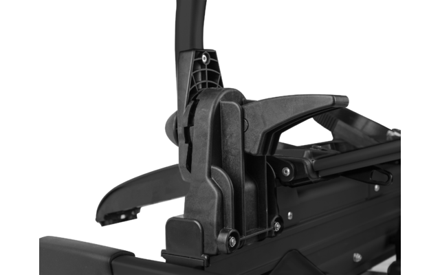Produktbild Eufab SD260 Fl&uuml;gelt&uuml;r Kupplungs-Fahrradtr&auml;ger inkl. Erweiterungsschiene f&uuml;r 3 Fahrr&auml;der E-Bike geeignet schwarz 1