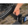 Kleines Produktbild Eufab SD260 Fl&uuml;gelt&uuml;r Kupplungs-Fahrradtr&auml;ger inkl. Erweiterungsschiene f&uuml;r 3 Fahrr&auml;der E-Bike geeignet schwarz 1