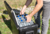Berger MCX 45 Kompressor K&uuml;hlbox 12V 24V 230V 45 Liter + Berger K&uuml;hlboxst&auml;nder im Set