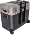 Berger B50-T Kompressor K&uuml;hlbox mit Rollen 12V 24V 230V  49 Liter + Berger K&uuml;hlboxst&auml;nder im Set
