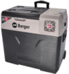 Berger B50-T Kompressor K&uuml;hlbox mit Rollen 12V 24V 230V  49 Liter + Berger K&uuml;hlboxst&auml;nder im Set