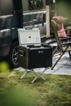 Berger B50-T Kompressor K&uuml;hlbox mit Rollen 12V 24V 230V  49 Liter + Berger K&uuml;hlboxst&auml;nder im Set
