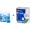 Kleines Produktbild Berger 2+1 Sanit&auml;r Set inkl. Fresh Blue Sachets + WC Soft Toilettenpapier 1