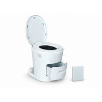 Freucamp Trockentoilette inkl. Akku mit automatischer Beutelversiegelung akkubetrieben / 12 V 