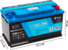 Berger LiFePO4 Lithium Batterie Pro 120 Ah 12V mit Bluetooth & Heizung