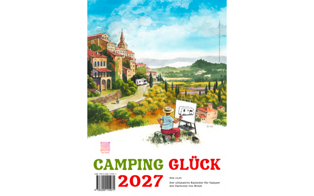 Image du produit Ernst Camping Gl&uuml;ck Wandkalender 2027 mit Cartoons 1