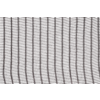 Gros plan d'une grille tissée grise avec un motif rectangulaire régulier