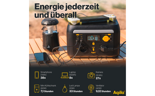 Produktbild Aqiila Powerbird S600V2 Powerstation 600 W 512 Wh 1