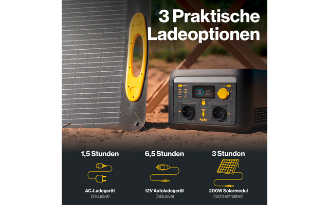 Produktbild Aqiila Powerbird S600V2 Powerstation 600 W 512 Wh 1
