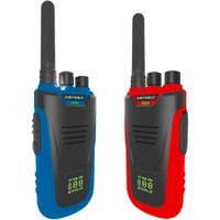 Kidywolf Kidytalk Walkie-Talkies mit Taschenlampe 2 St&uuml;ck blau und rot