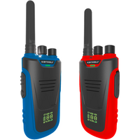 Kidywolf Kidytalk Walkie-Talkies mit Taschenlampe 2 St&uuml;ck blau und rot