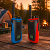 Kleines Produktbild Kidywolf Kidytalk Walkie-Talkies mit Taschenlampe 2 St&uuml;ck blau und rot 1