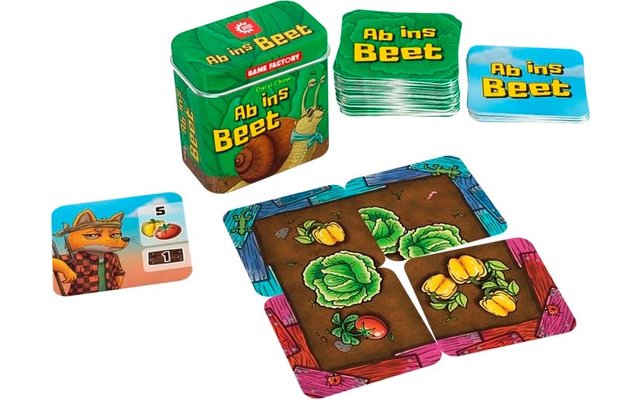 Product afbeelding Game Factory Ab ins Beet Kartenspiel f&uuml;r 2-5 Spieler ab 8 Jahren 1