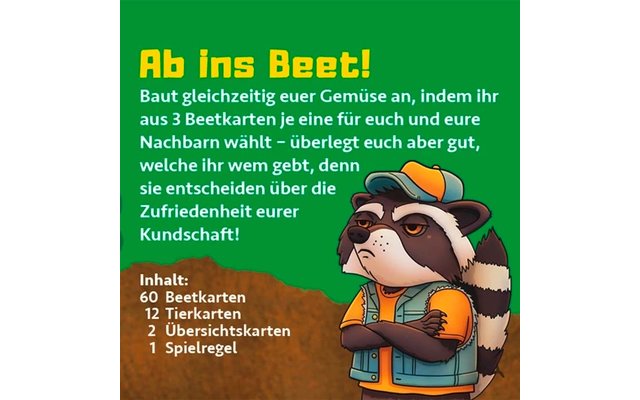 Product afbeelding Game Factory Ab ins Beet Kartenspiel f&uuml;r 2-5 Spieler ab 8 Jahren 1