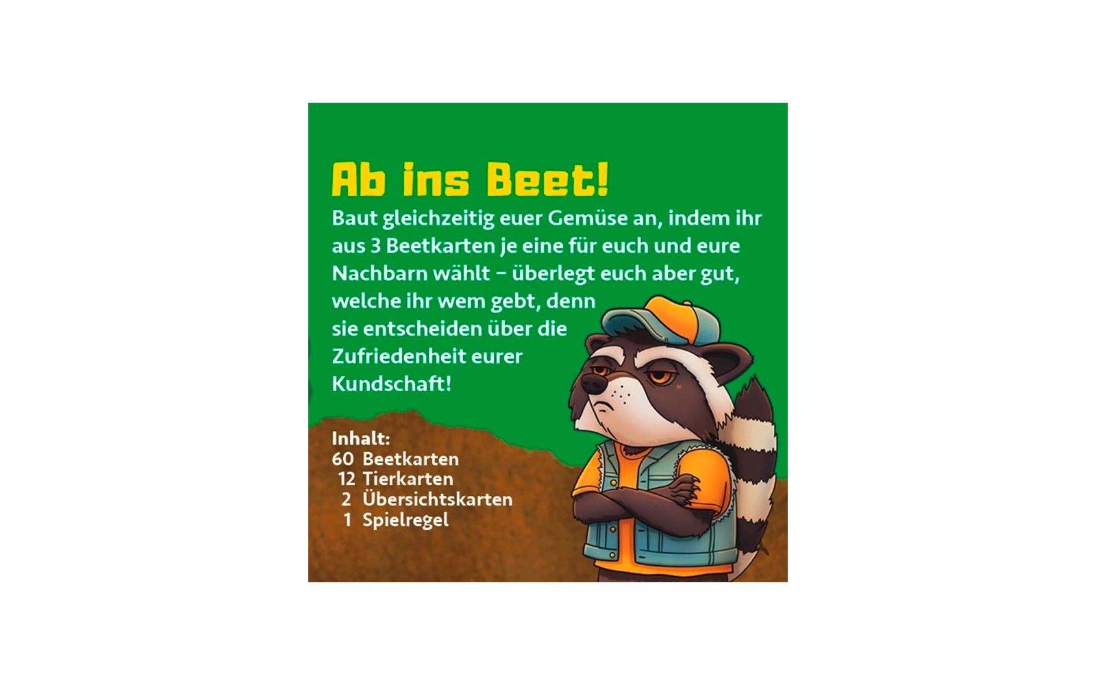 Product afbeelding Game Factory Ab ins Beet Kartenspiel f&uuml;r 2-5 Spieler ab 8 Jahren 1