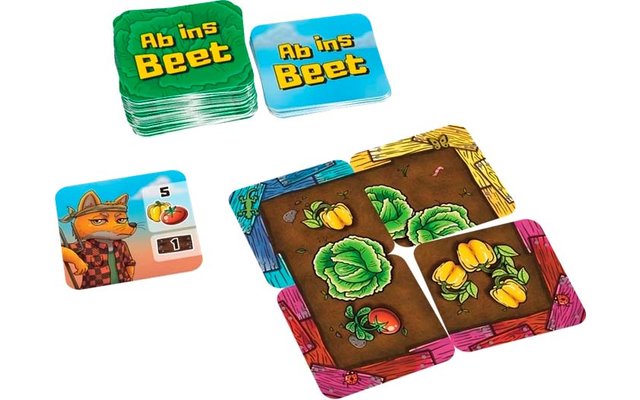 Product afbeelding Game Factory Ab ins Beet Kartenspiel f&uuml;r 2-5 Spieler ab 8 Jahren 1