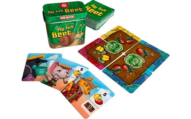 Product afbeelding Game Factory Ab ins Beet Kartenspiel f&uuml;r 2-5 Spieler ab 8 Jahren 1