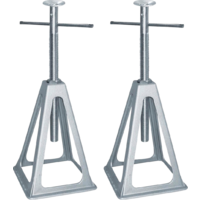 Berger St&uuml;tzbocksatz aus Aluminium h&ouml;henverstellbar 2er-Set